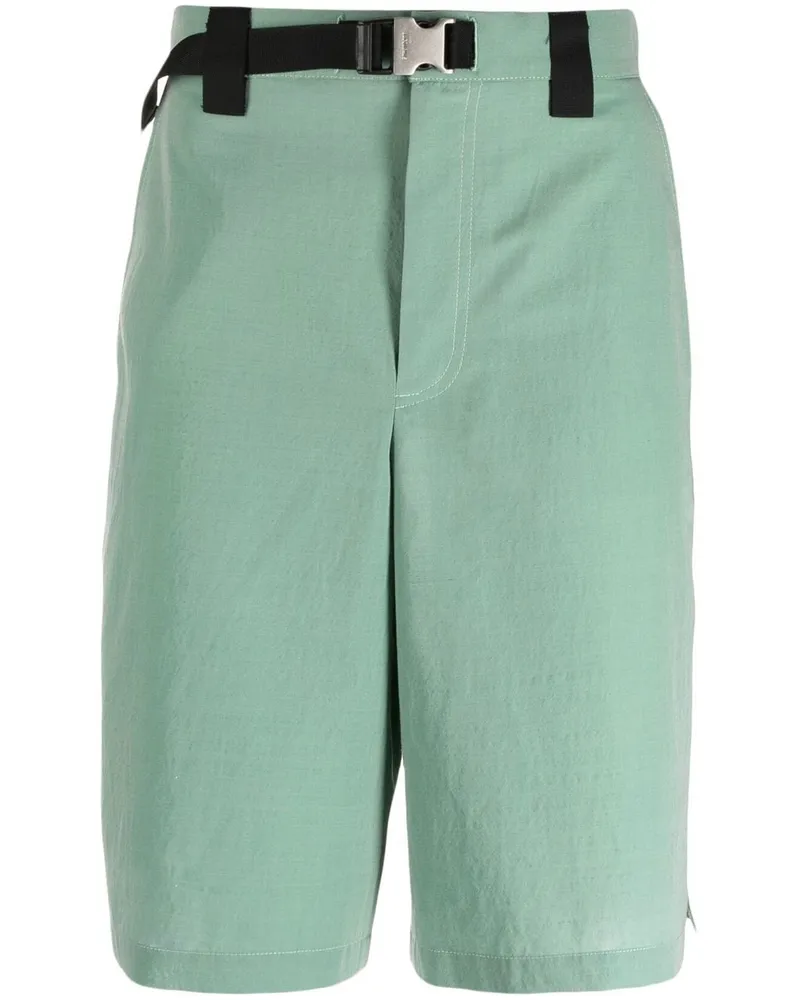 Jacquemus Le short Meio Shorts mit Gürtel - Grün Grün