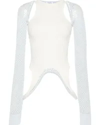 OFF-WHITE Racerback-Top mit Einsätzen Nude