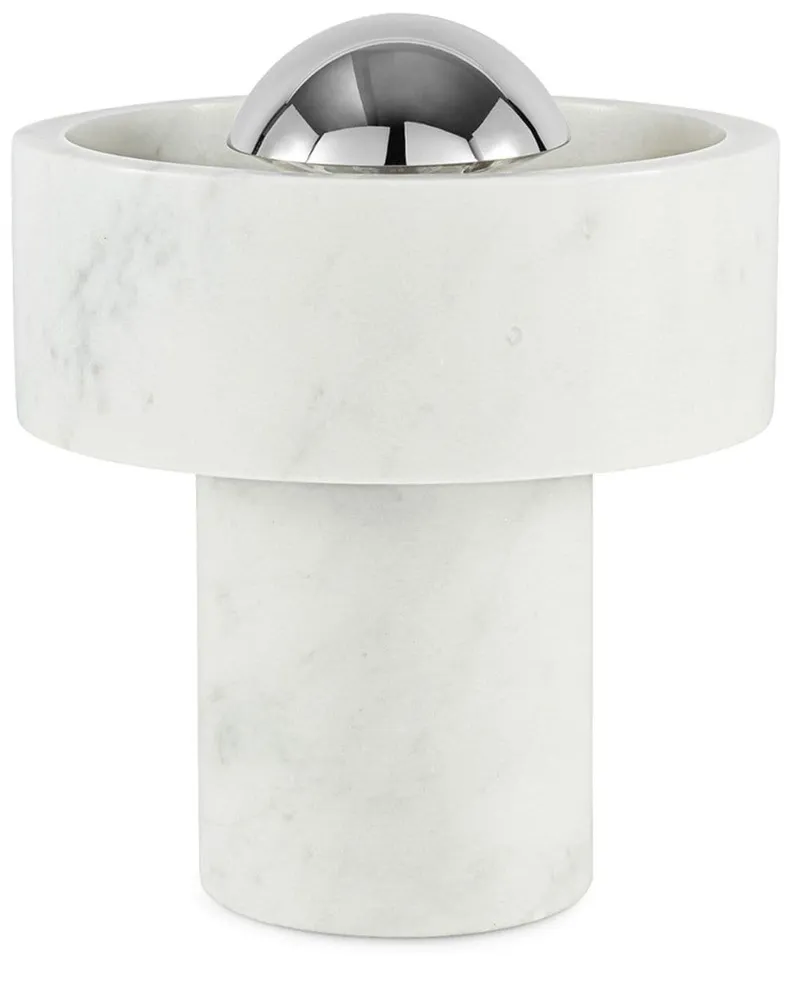 Tom Dixon Tragbare Stone LED UN-Lampe (28cm x 19cm) - Weiß Weiß