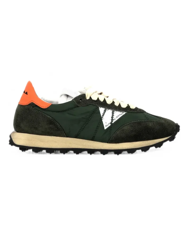 RUN OF Audax panelled sneakers - Grün Grün