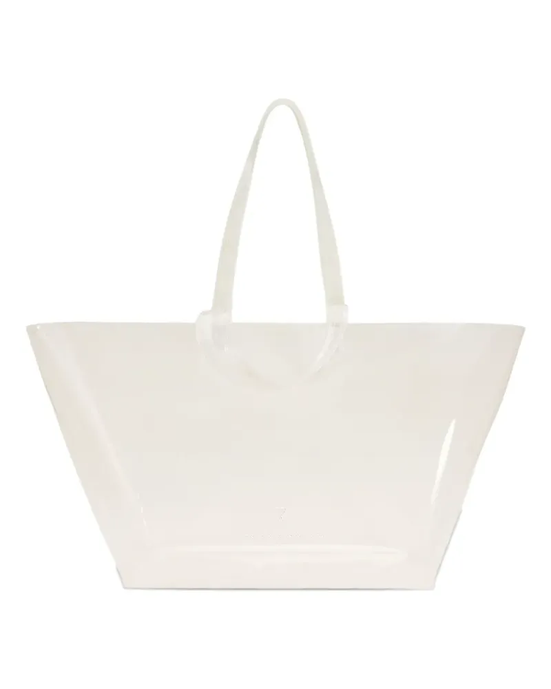 AMI Paris Mittelgroße Tote Bag mit Logo-Prägung - Nude Nude