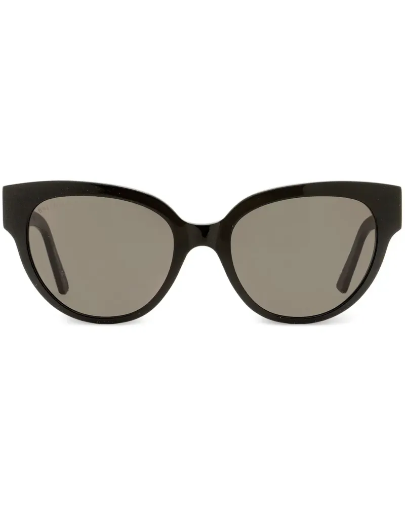 Balenciaga Cat-Eye-Sonnenbrille - Schwarz Schwarz