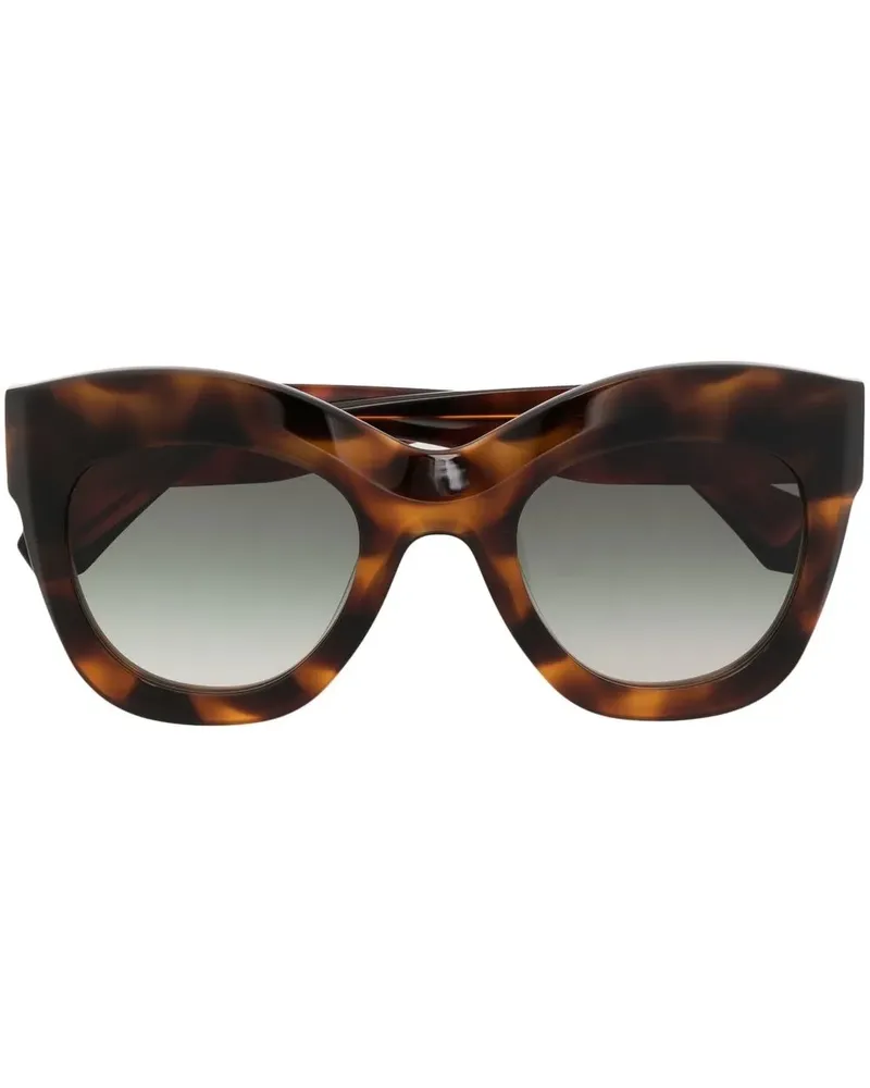 GIGI STUDIOS Sonnenbrille in Schildpattoptik - Braun Braun
