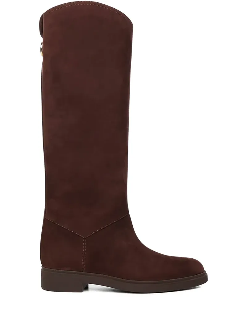 Loro Piana Kilda leather boots - Braun Braun