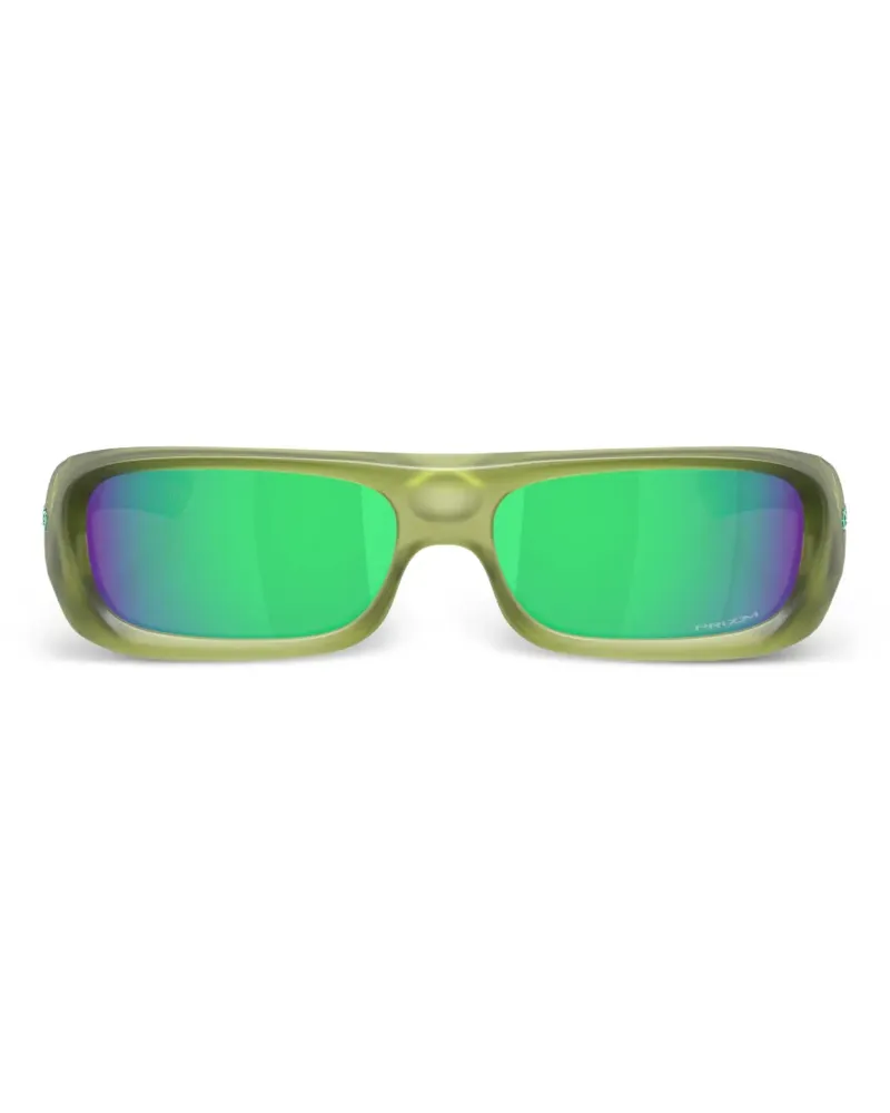 Oakley rectangle-frame sunglasses - Grün Grün