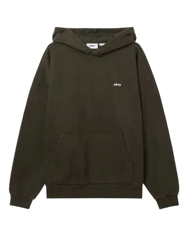 Obey front-pocket hoodie - Grün Grün