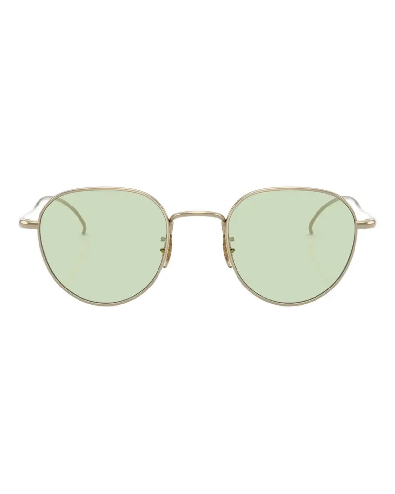 Oliver Peoples TK-16 Sonnenbrille mit rundem Gestell - Gold Gold