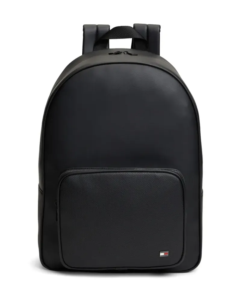 Tommy Hilfiger Rucksack mit perforiertem Einsatz - Schwarz Schwarz