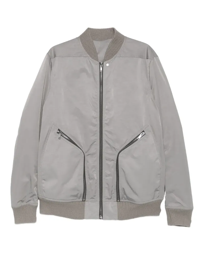 Rick Owens Bomberjacke mit Reißverschluss - Grau Grau