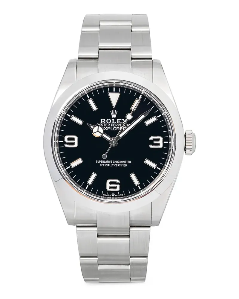 Rolex Explorer Armbanduhr 39mm - Schwarz Schwarz