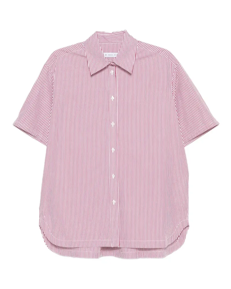 Manuel Ritz striped short-sleeve shirt - Rot Rot