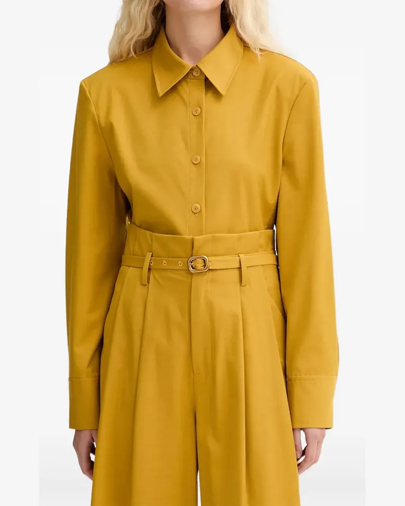 Isabelle Blanche Hemd mit klassischem Kragen - Gelb Gelb