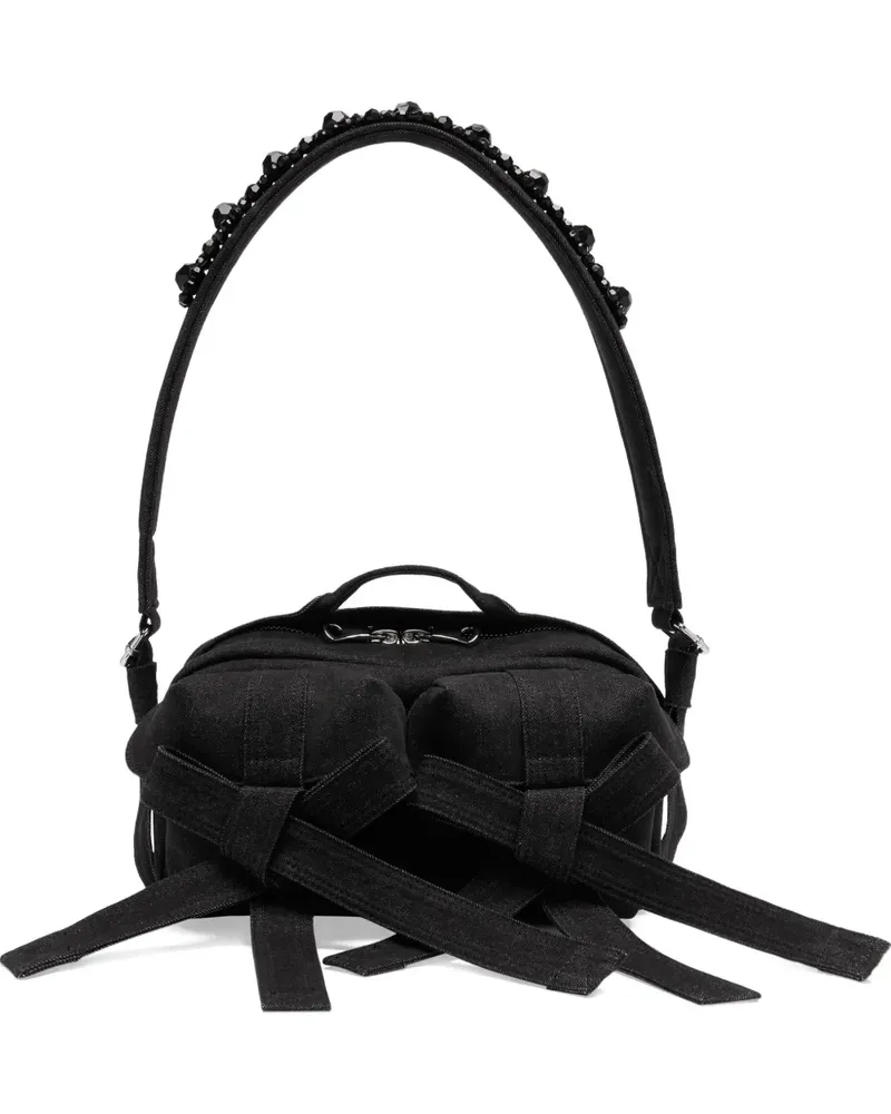Simone Rocha Verzierte Beuteltasche - Schwarz Schwarz