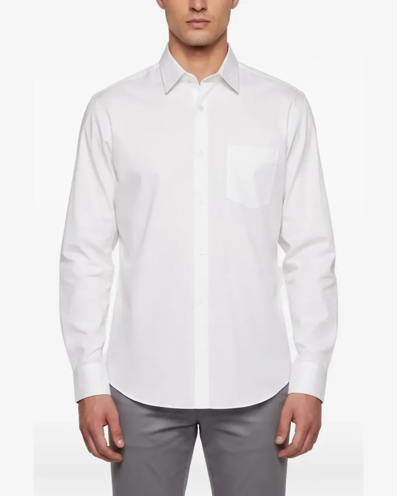 Comme des Garçons cotton long-sleeve shirt - Weiß Weiß