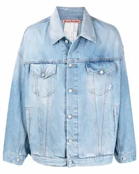 Acne Studios Jeansjacke mit lockerem Schnitt Blau