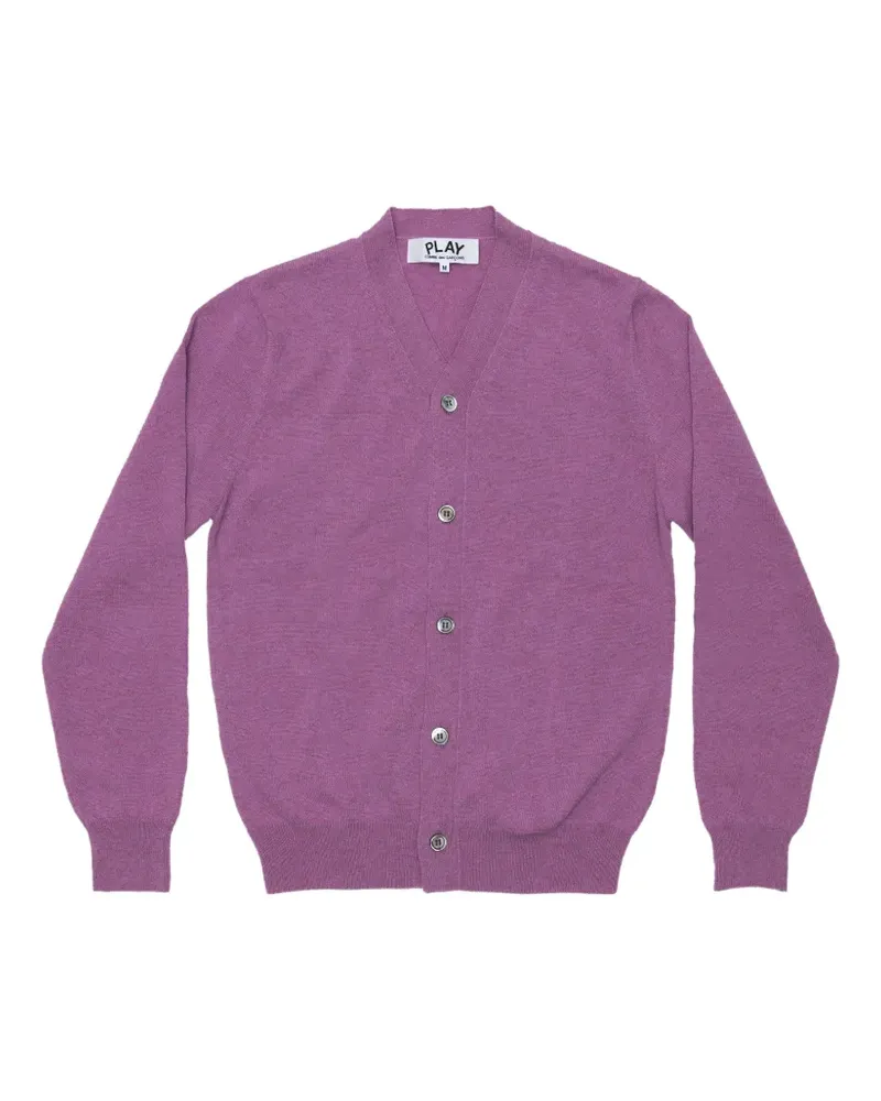 Comme des Garçons v-neck button-up cardigan - Violett Violett