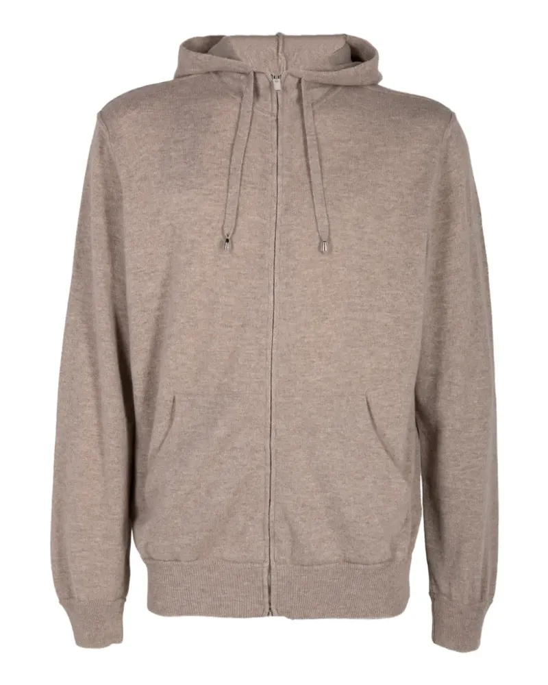 Filippo de Laurentiis zip-up hoodie - Nude Nude