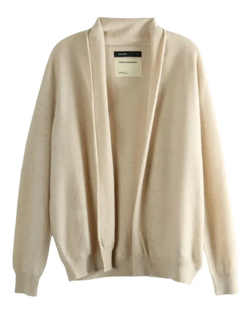 Frenckenberger Hamza shawl-collar cardigan - Nude Nude