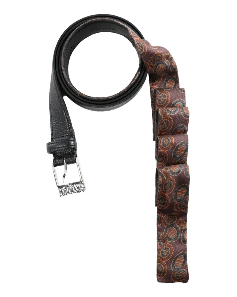 Magliano Foulard leather belt - Schwarz Schwarz