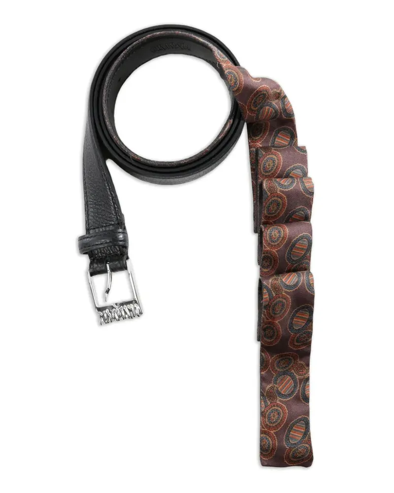 Magliano Foulard leather belt - Schwarz Schwarz