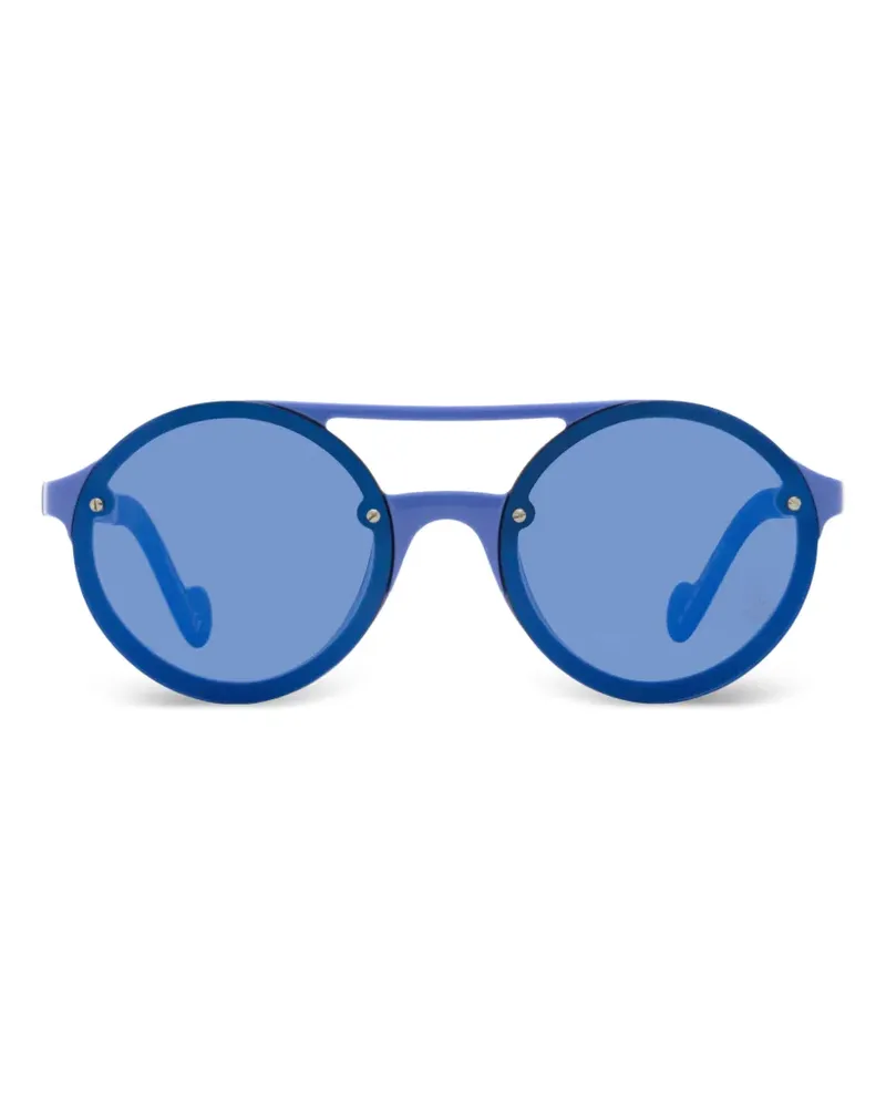 Moncler rimless round-frame sunglasses - Blau Blau