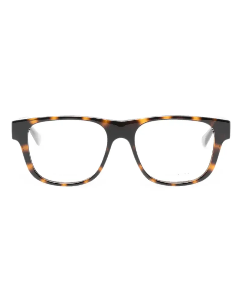 Gucci tortoiseshell-effect glasses - Braun Braun