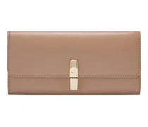 Extra großes Iride Continental Portemonnaie - Nude