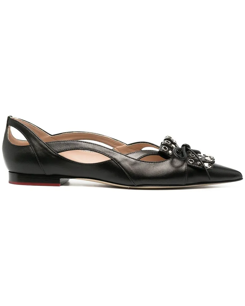 Scarosso Paula Cademartori' Ballerinas - Schwarz Schwarz