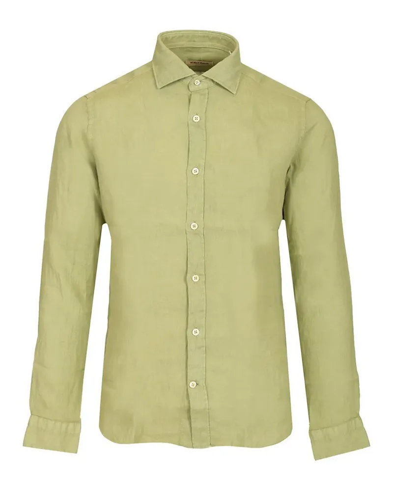 Al Duca D’Aosta 1902 linen shirt - Grün Grün