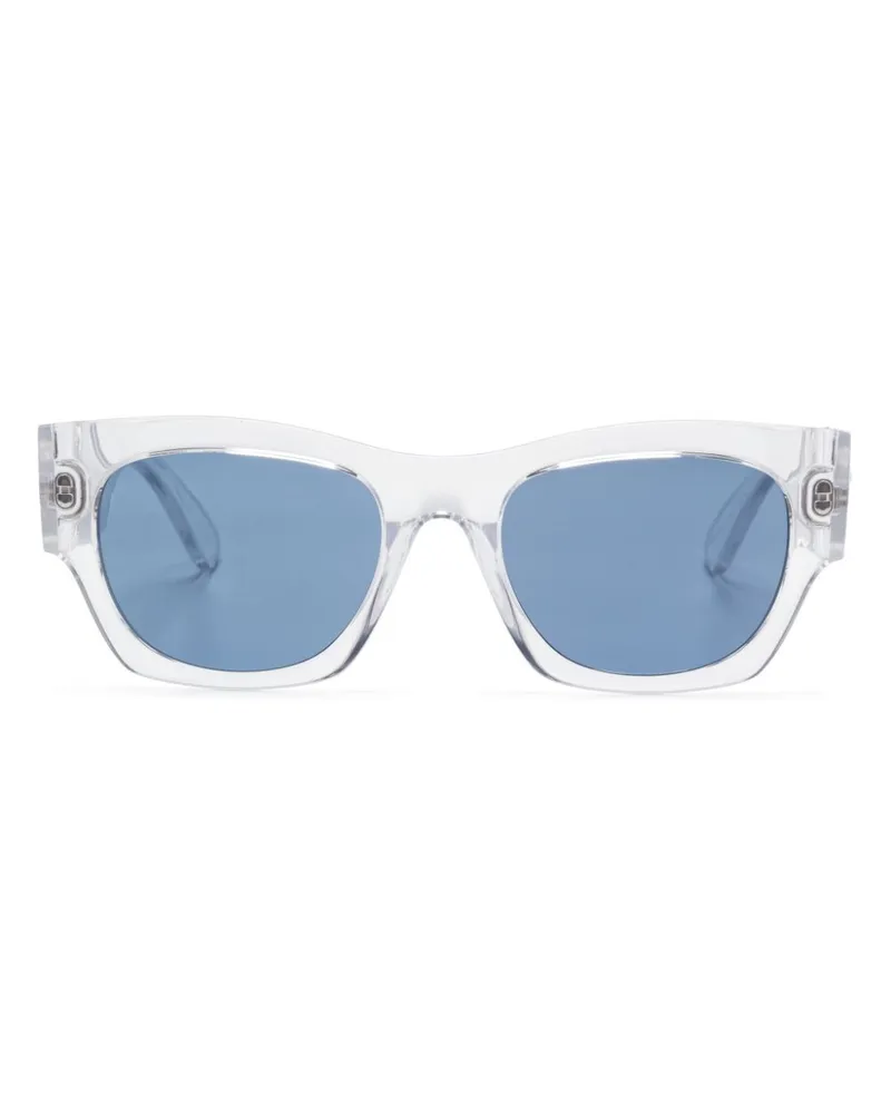 Versace Sonnenbrille mit Medusa-Kopf-Schild - Weiß Weiß