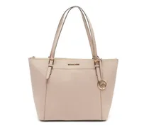 Großer Shopper aus Saffiano-Leder - Rosa