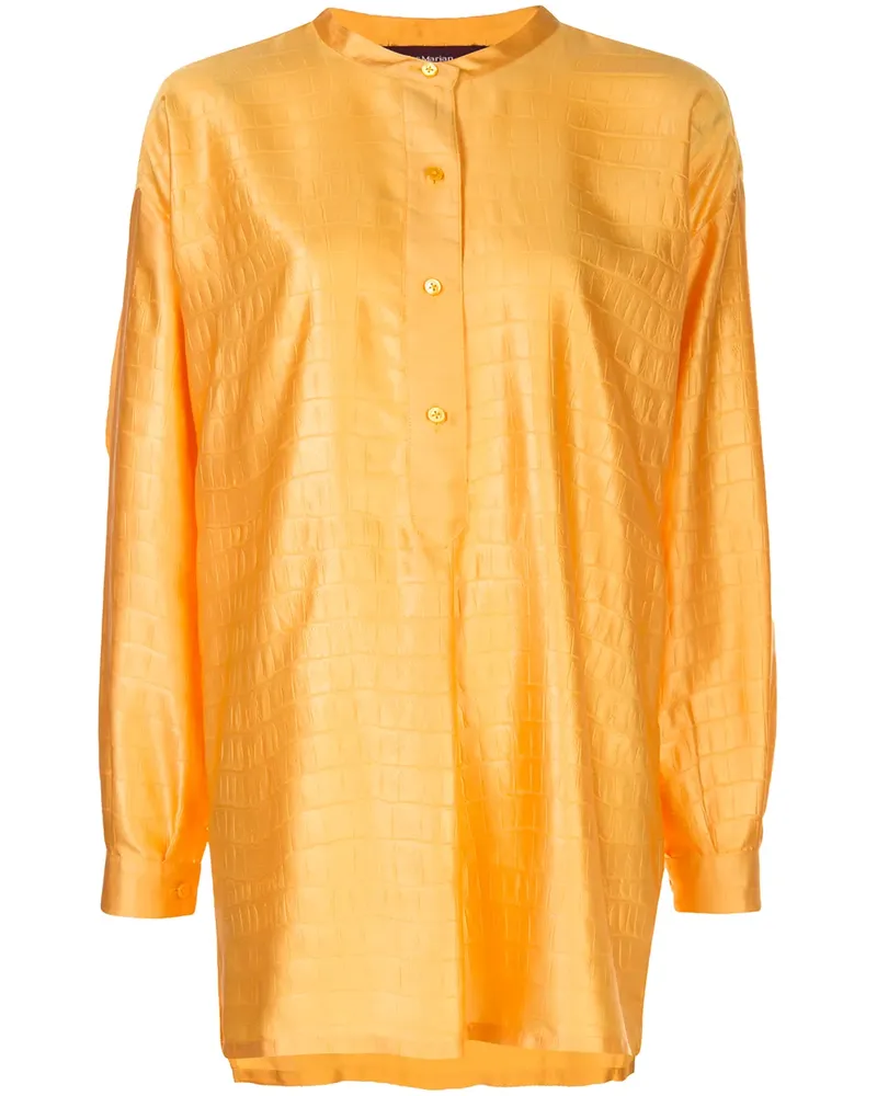 Sies Marjan Texturiertes Hemd - Orange Orange