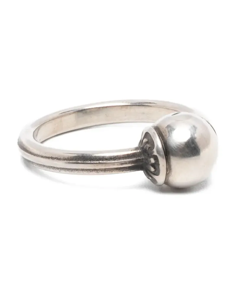WERKSTATT:MÜNCHEN symbol pearl ring - Silber Silber