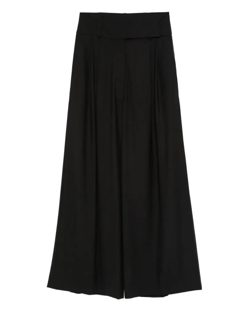 Viktor & Rolf Plissierte Hose - Schwarz Schwarz