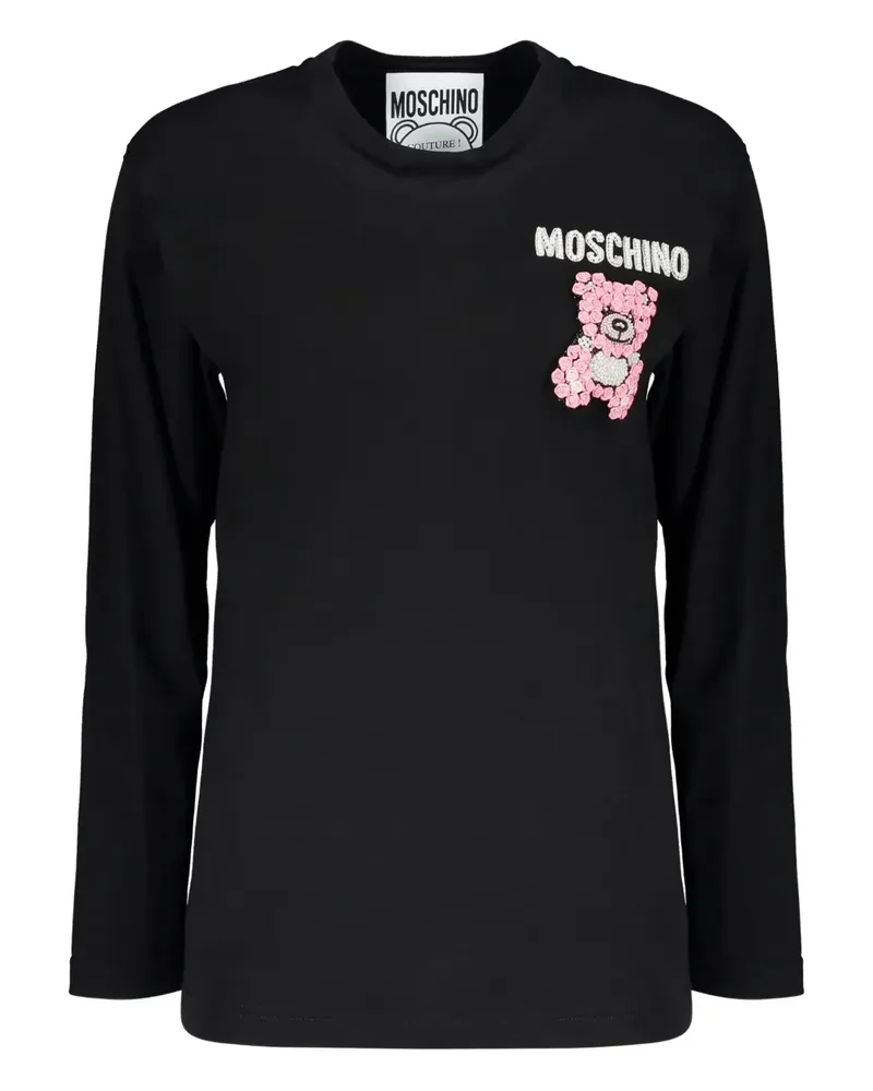 Moschino T-Shirt aus Baumwolle - Schwarz Schwarz