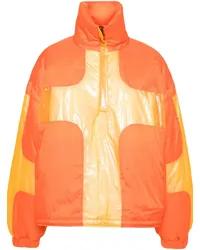 WHO DECIDES WAR Gefütterte Jacke mit Stehkragen Orange