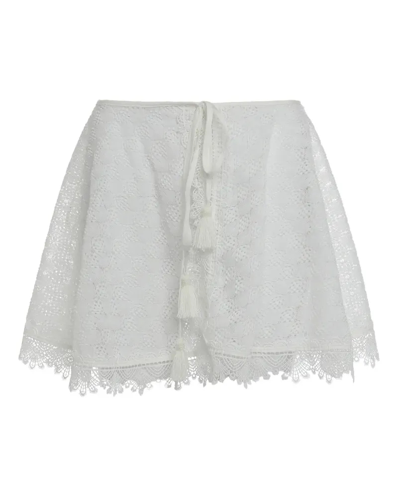 WAIMARI lace tie sarong - Weiß Weiß