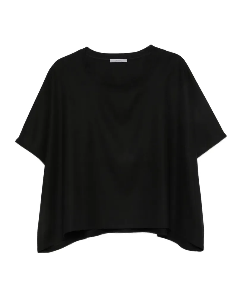Dušan crew neck top - Schwarz Schwarz