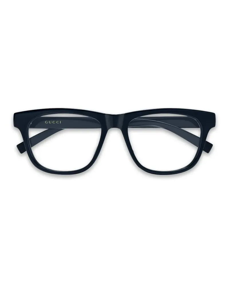 Gucci rectangle-frame glasses - Schwarz Schwarz