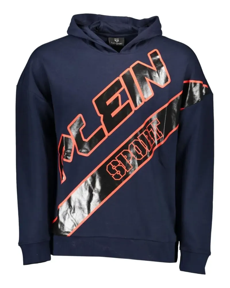 Philipp Plein graphic-print hoodie - Blau Blau