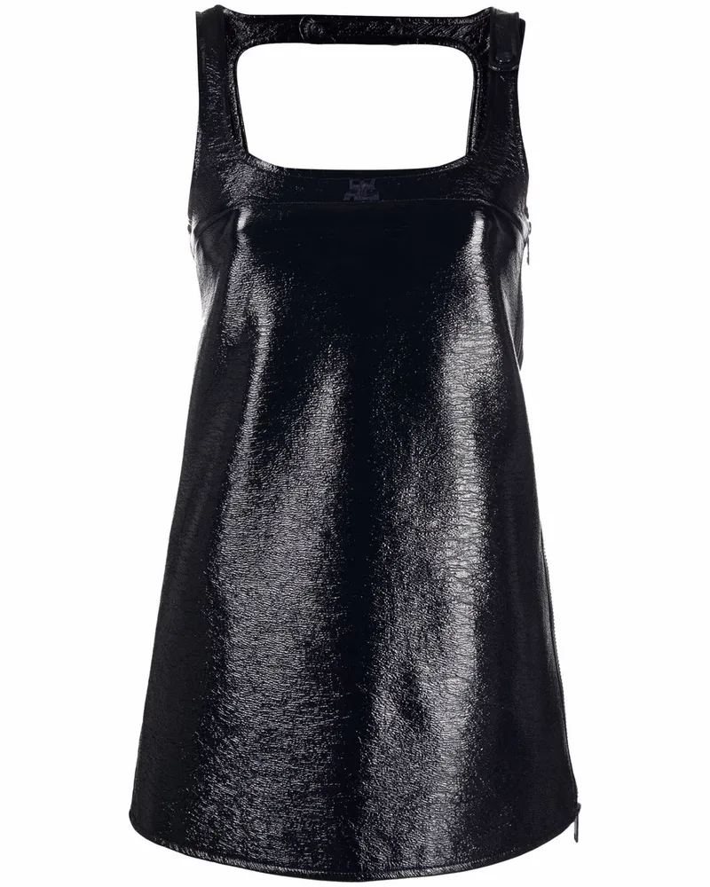 Courrèges Ärmelloses Minikleid - Blau Blau