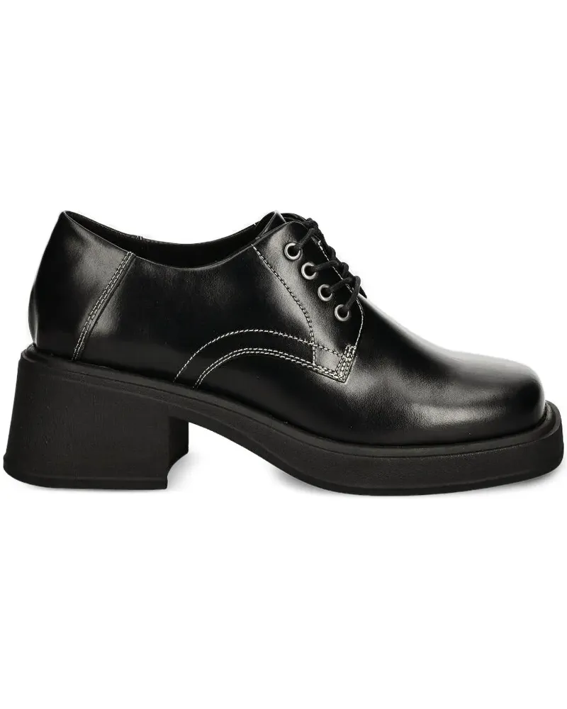 Vagabond Plateau-Pumps mit Schnürung 59mm - Schwarz Schwarz