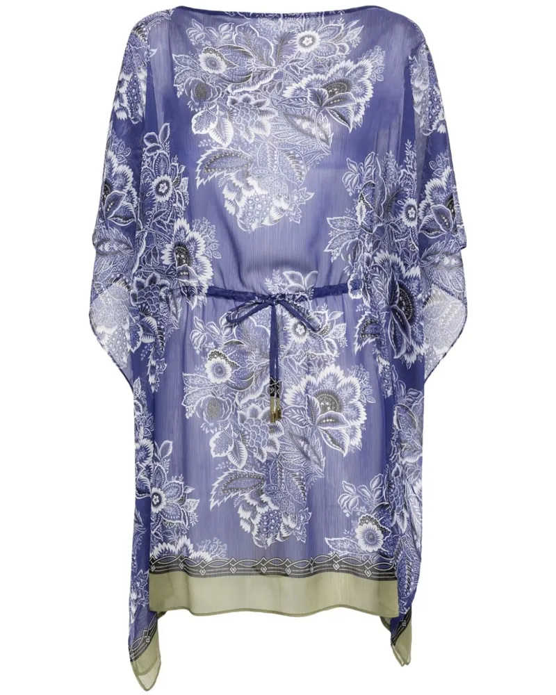 Etro Tunika mit Print - Blau Blau