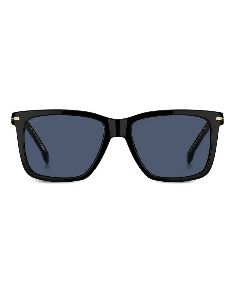 HUGO BOSS square-frame sunglasses - Schwarz Schwarz