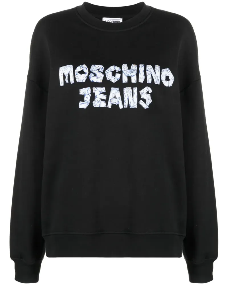Moschino Sweatshirt mit Logo-Print - Schwarz Schwarz