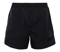 Badeshorts mit Logo-Stickerei - Blau