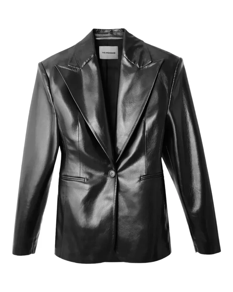 ANDAMANE single-breasted blazer - Schwarz Schwarz