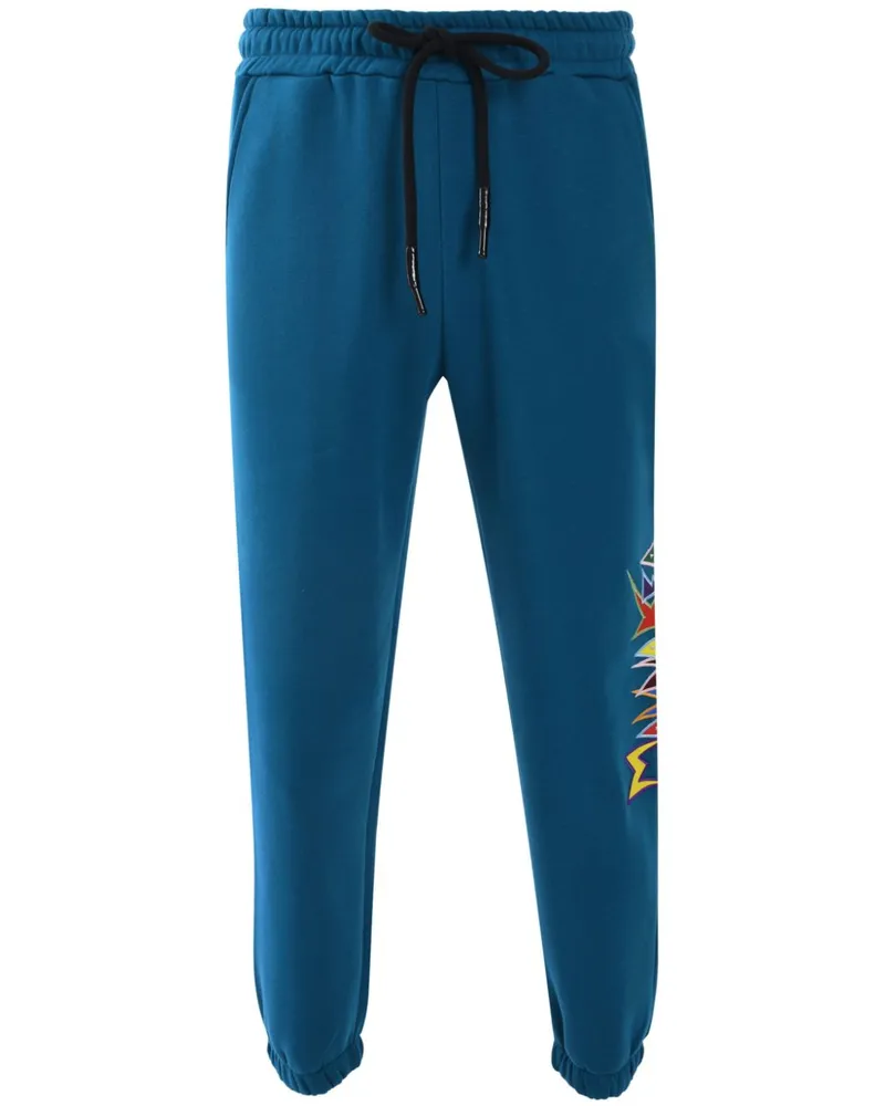 MAUNA KEA Heritage Macro Jogginghose mit Logo-Stickerei - Blau Blau