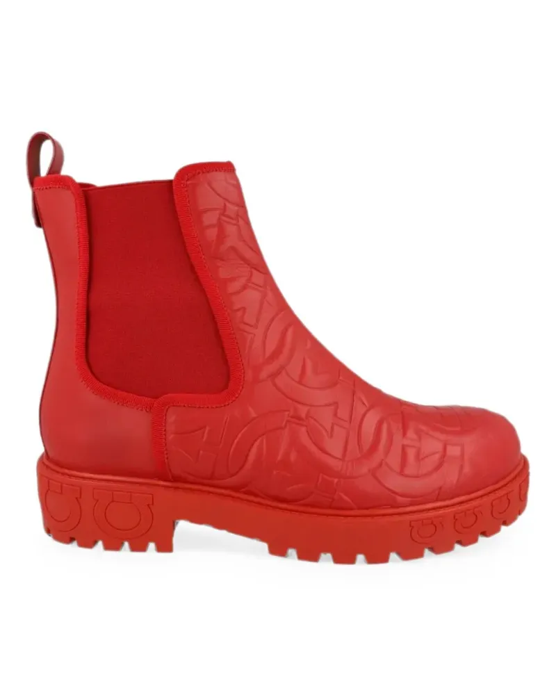 Ferragamo Varsi Gancini Chelsea boots - Rot Rot