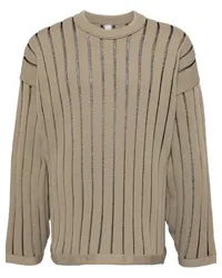 CFCL Gerippter Louver Strickpullover Nude